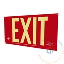 Exit Sign | Photoluminescent | Aluminum | UL Listed [PA2]