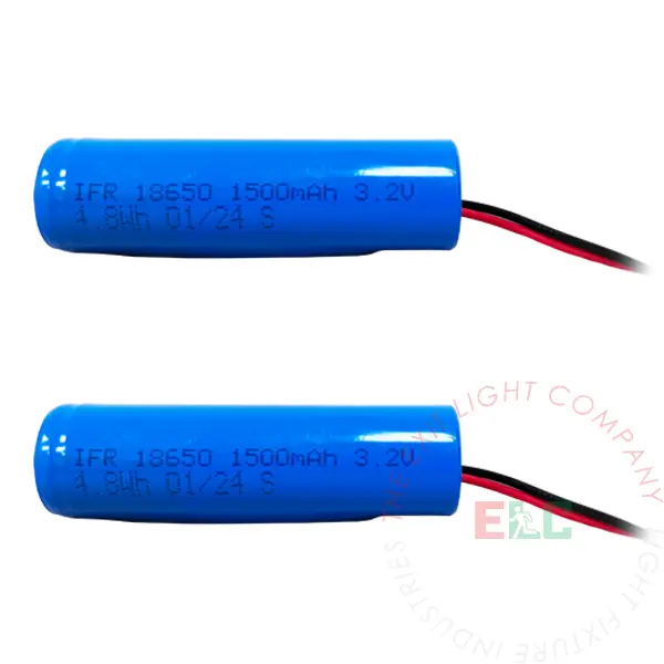 Battery | 3.2V 1500mAh LiFePO4 | w/ lead | 2 Pack [BLIFE-3215B-2]