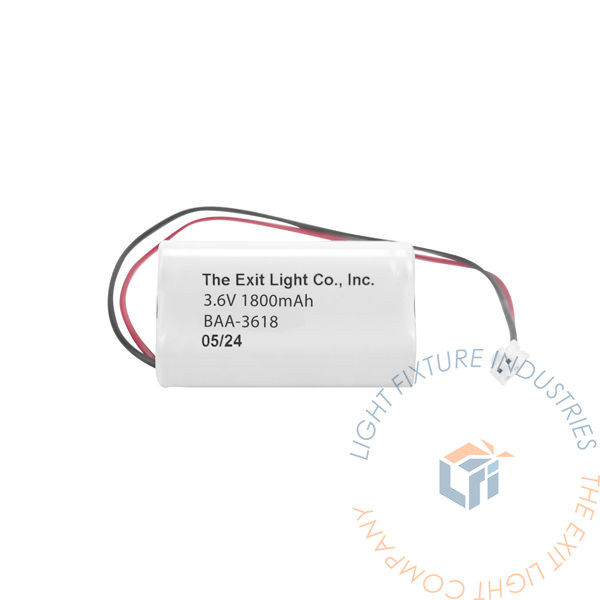 Battery | AA 3.6V 1800mAh NiMH | Triangle [BAA-3618]