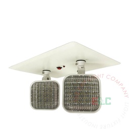 [EL-R2HLED-W-BB] Emergency Light | Recessed 2 Head | White Housing [EL-R2HLED]