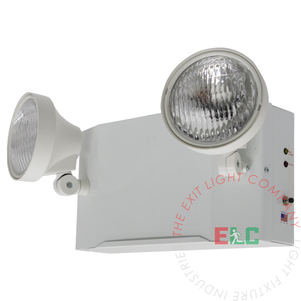 Emergency Light | New York City Approved | White Housing | Light Fixture Industries