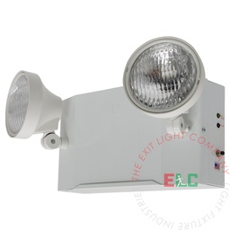 [EL-ST9-W-BB] Emergency Light | New York City Approved Steel | White Housing [EL-ST9]