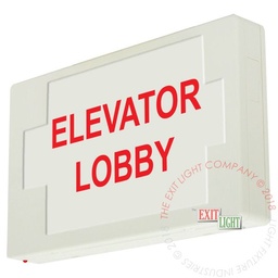 [EX-CU-ELEVATOR-LOBBY] Exit Sign | Custom Wording | ELEVATOR LOBBY [EX-CU-ELEVATOR-LOBBY]