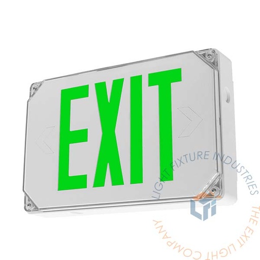 [WLT-G] Exit Sign | Wet Location Rated Green [WLT-G]