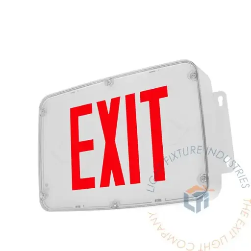 [WLEX4X-R] Exit Sign | Wet Location Rated NEMA 4X Red [WLEX4X-R]