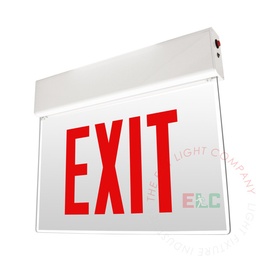 [CHELSM-R] Exit Sign | Chicago Approved Surface Mount Edge Lit Red [CHELSM-R]