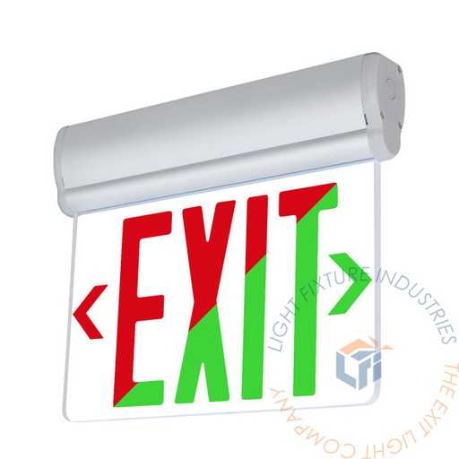 [ELRT-U] Exit Sign | RT Series Edge Lit Red or Green [ELRT-U]