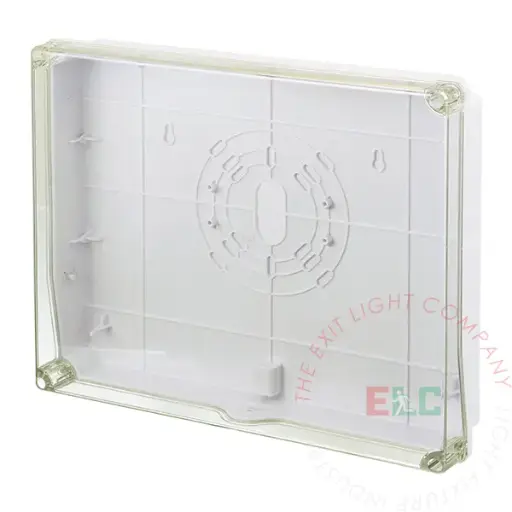 [VR-EX] Accessory | Weatherproof Vandal Resistant Exit Sign Clear Polycarbonate Shield Enclosure [VR-EX]